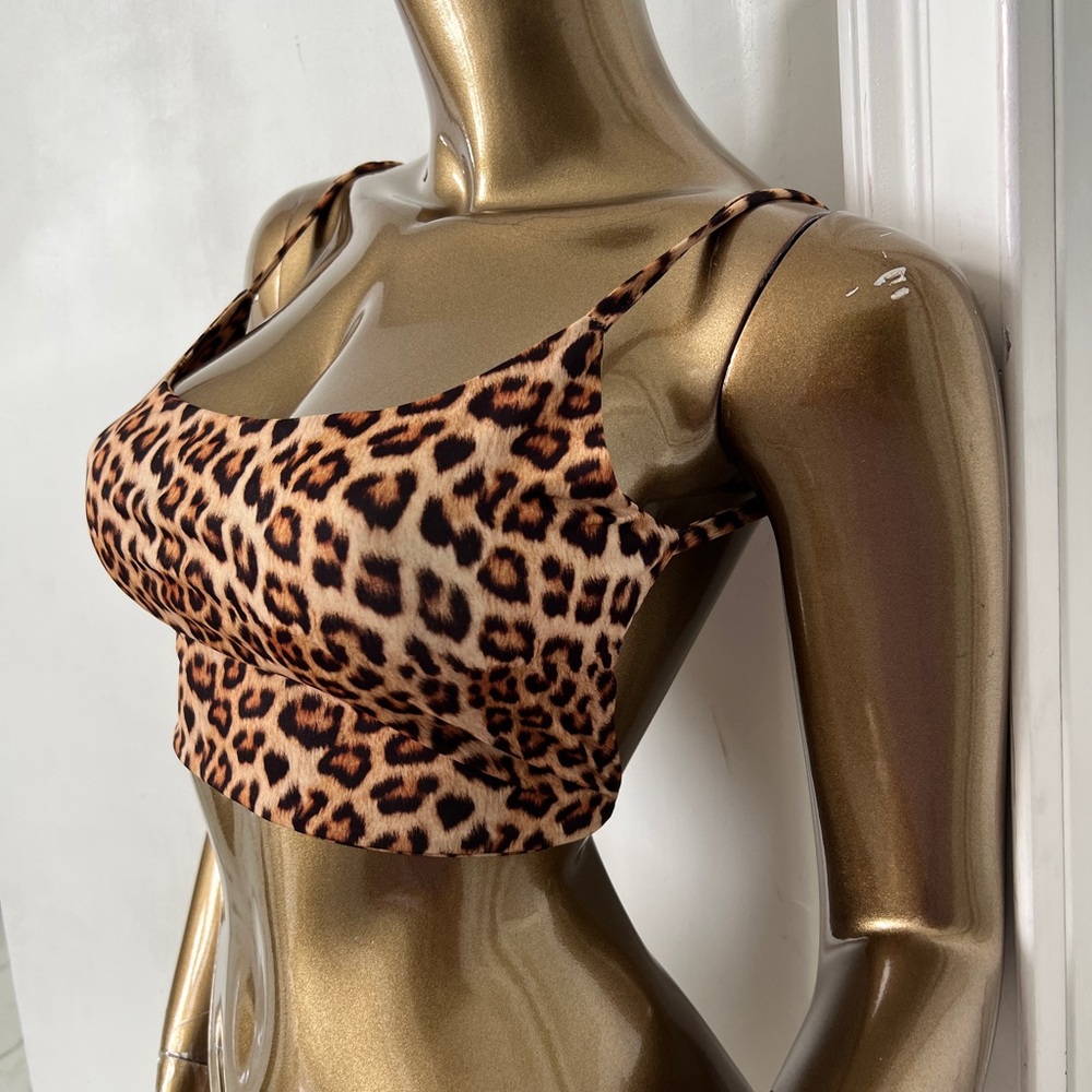 Leopard Print Crop Top